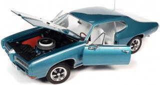 Pontiac GTO Hardtop (Hemmings) 1968 meridian turquoise Auto World 1:18